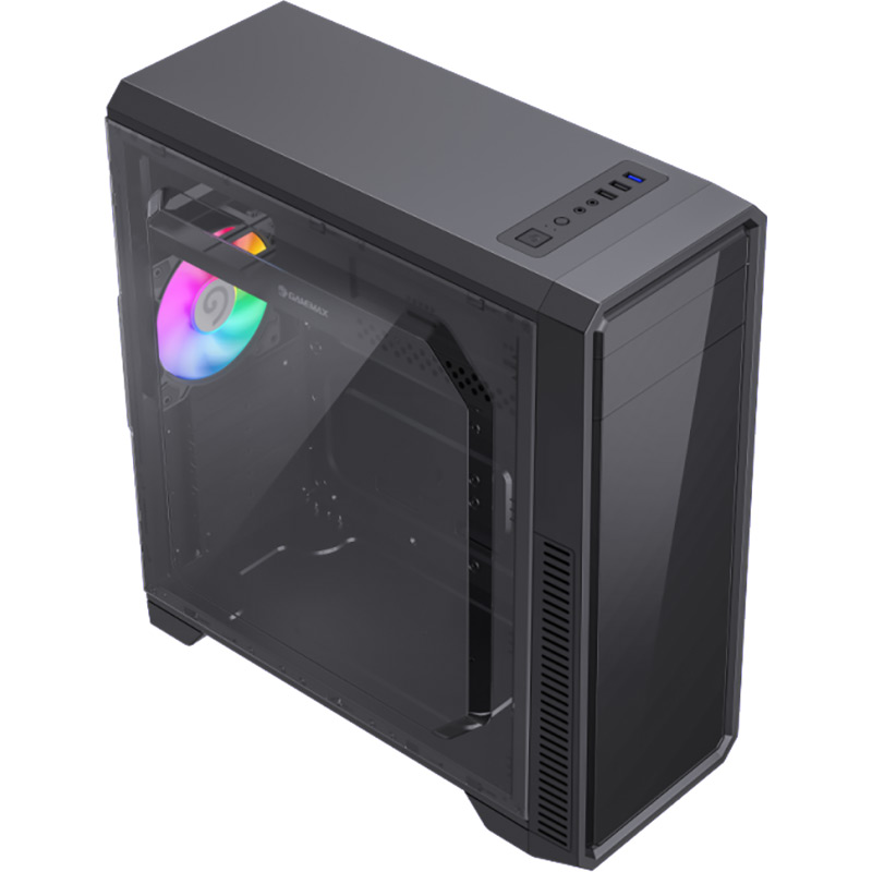 Корпус GAMEMAX Tower ATX Black (G561E-BK) Максимальная длина видеокарты 370