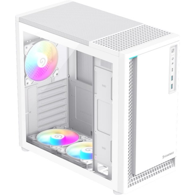 Корпус GAMEMAX P30 WH Назначение для настольного компьютера
