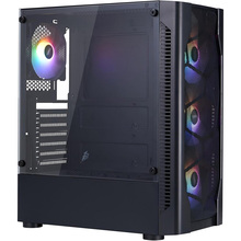 Корпус 1STPLAYER D4-BK-4F1 Black