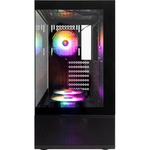 Корпус 1STPLAYER Mi7-A-BK-2F7R-1F7 Black