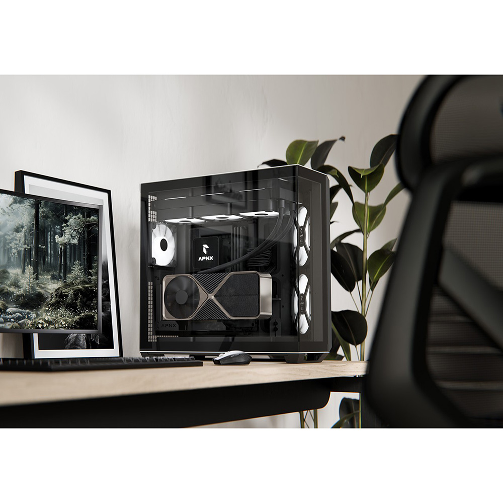 Заказать Корпус APNX V1-W Black/Wood (APCM-VI01103.11)