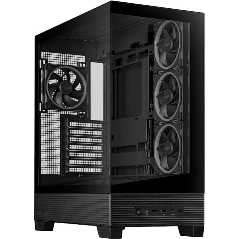 Корпус ASUS A31 Plus Tempered Glass Black (90DC00R0-B19000) Назначение для настольного компьютера
