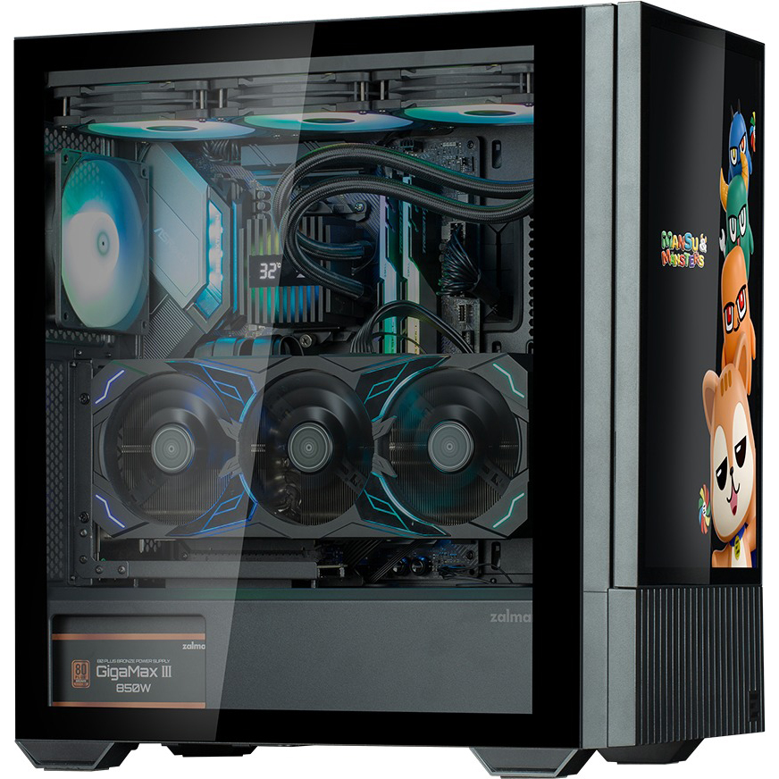 Внешний вид Корпус ZALMAN Black (Z10DSBLACK)
