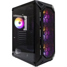 Корпус 1STPLAYER X6-BK-4F1 Black