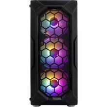 Корпус 1STPLAYER X6-BK-4F1 Black