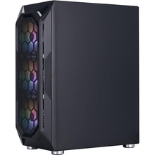 Корпус 1STPLAYER X6-BK-4F1 Black