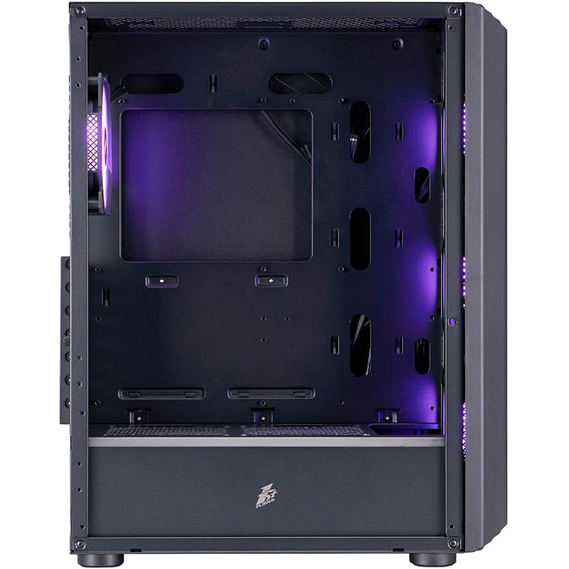Корпус 1STPLAYER H6-BK-4F7 Black Размер материнской платы (макс.) ATX