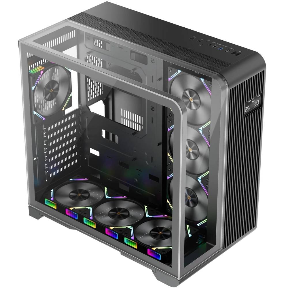 Корпус 1STPLAYER RT7 Black (RT7-BK) Максимальна довжина відеокарти 400