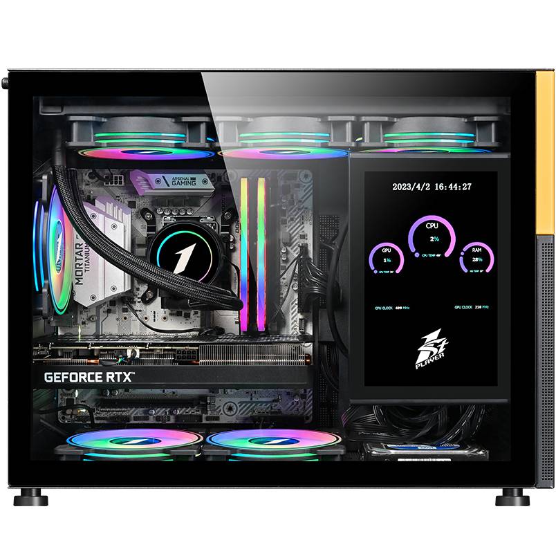 Корпус 1STPLAYER Mi6-EV Black (Mi6-EV-BK) Размер материнской платы (макс.) micro-ATX