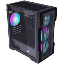 Корпус 1STPLAYER T3-BK-4F1 Black
