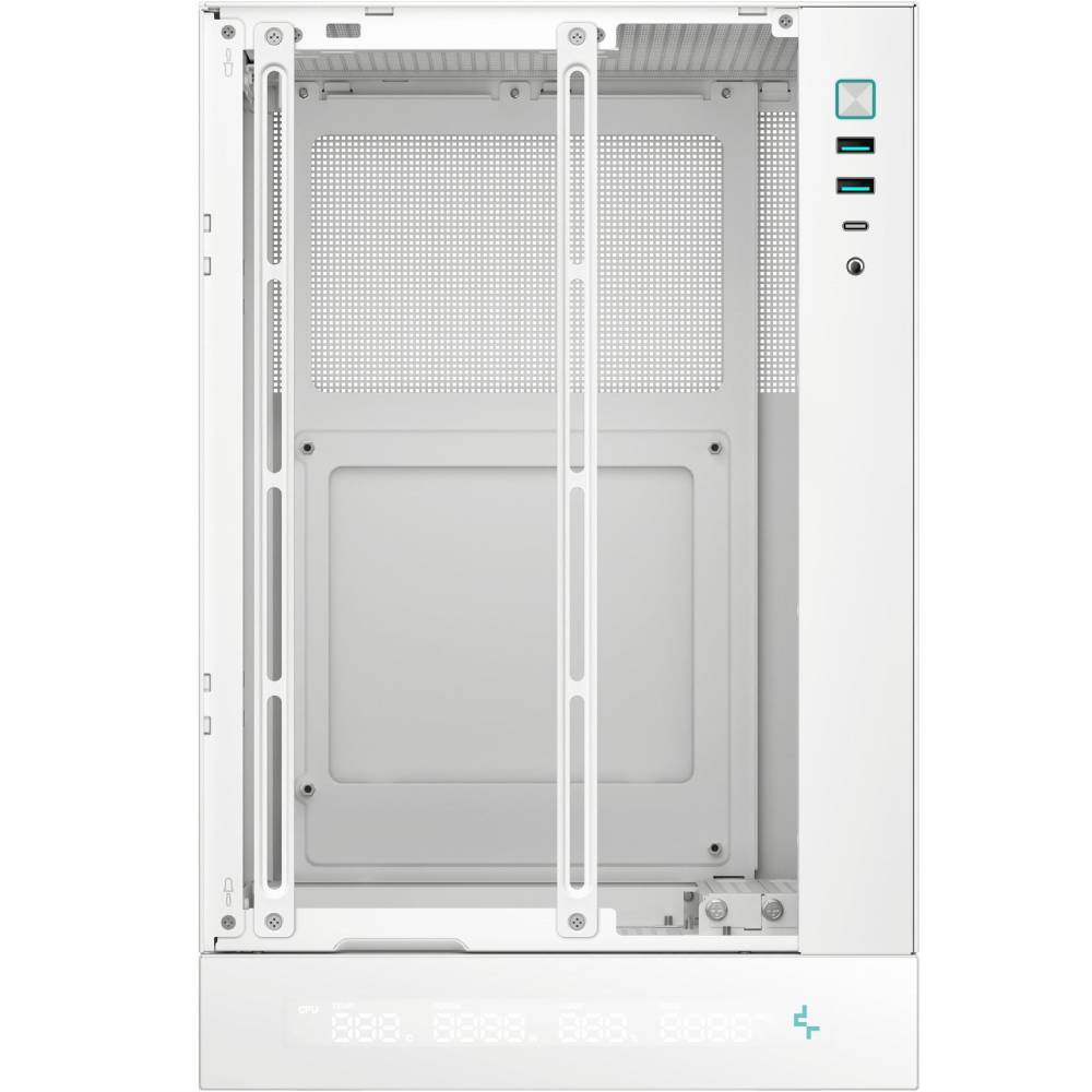 Корпус DEEPCOOL CH170 Digital White (R-CH170-WHNPI0D-G-1) без БЖ Максимальная длина видеокарты 305