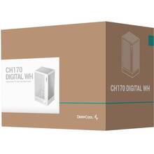 Корпус DEEPCOOL CH170 Digital White (R-CH170-WHNPI0D-G-1) без БЖ