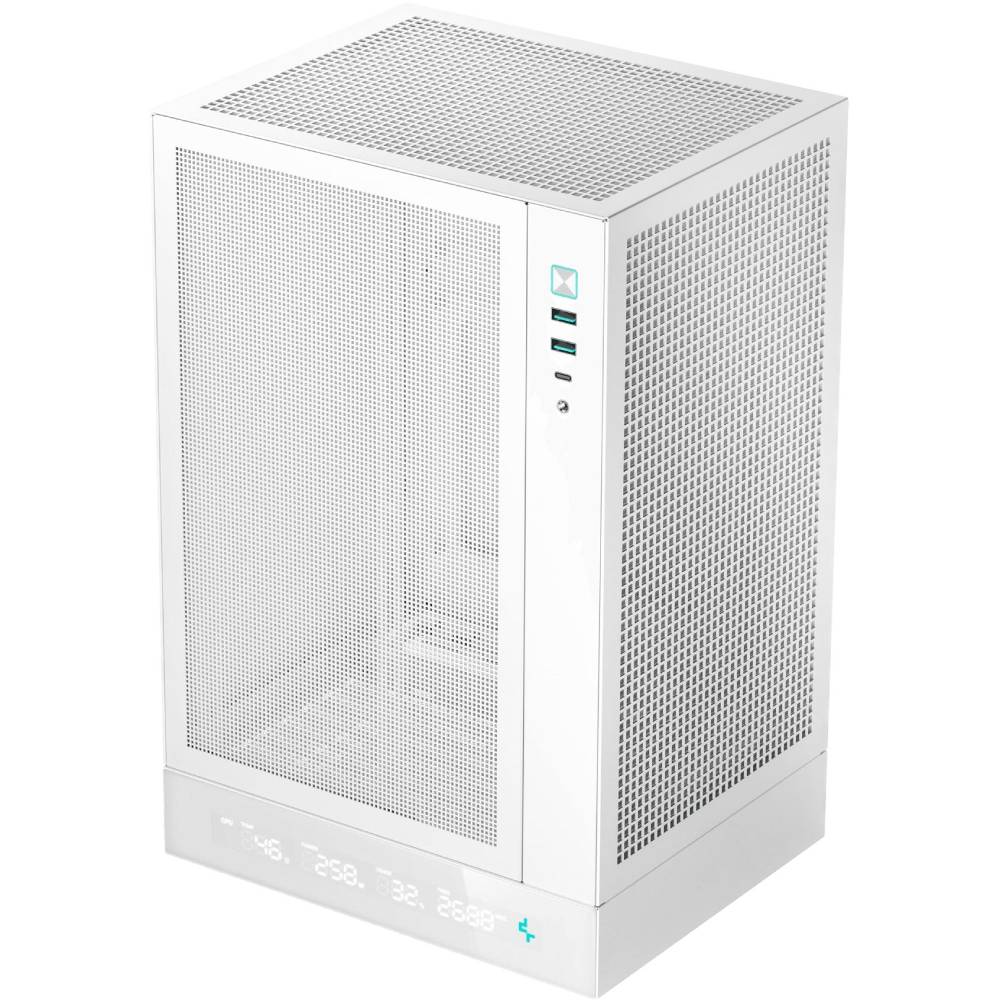 Корпус DEEPCOOL CH170 Digital White (R-CH170-WHNPI0D-G-1) без БЖ Размер материнской платы (макс.) Mini-ITX, Thin Mini-ITX
