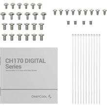 Корпус DEEPCOOL CH170 Digital White (R-CH170-WHNPI0D-G-1) без БЖ