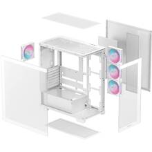 Корпус DEEPCOOL CG580 4F White (R-CG580-WHADA4-G-1) без БЖ