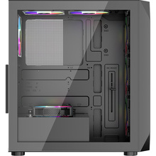 Корпус 1STPLAYER AY7-BK-4F1 Black