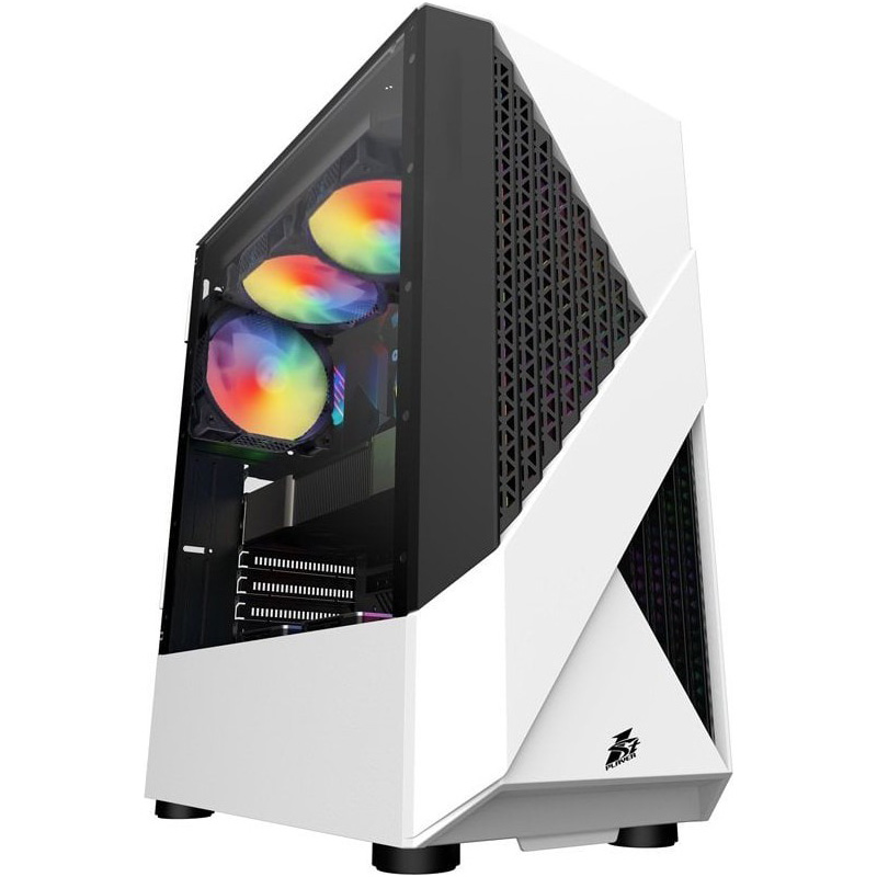 Корпус 1STPLAYER F3-A-WH-4F1 White Тип Midi-Tower