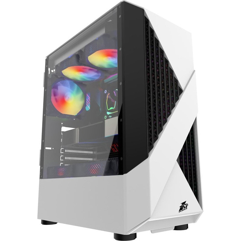 Корпус 1STPLAYER F3-A-WH-4F1 White Призначення для настільного комп'ютера