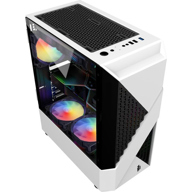 Корпус 1STPLAYER F3-A-WH-4F1 White Розмір материнської плати (макс.) ATX