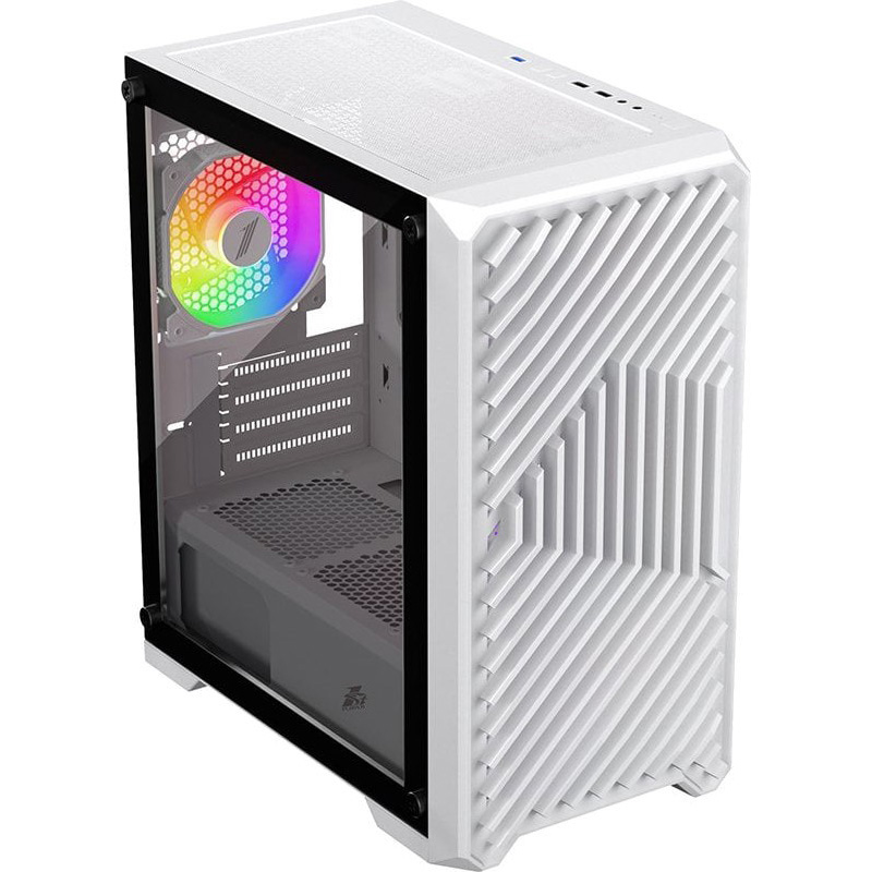 Корпус 1STPLAYER T5-WH-4F1-W White Назначение для настольного компьютера
