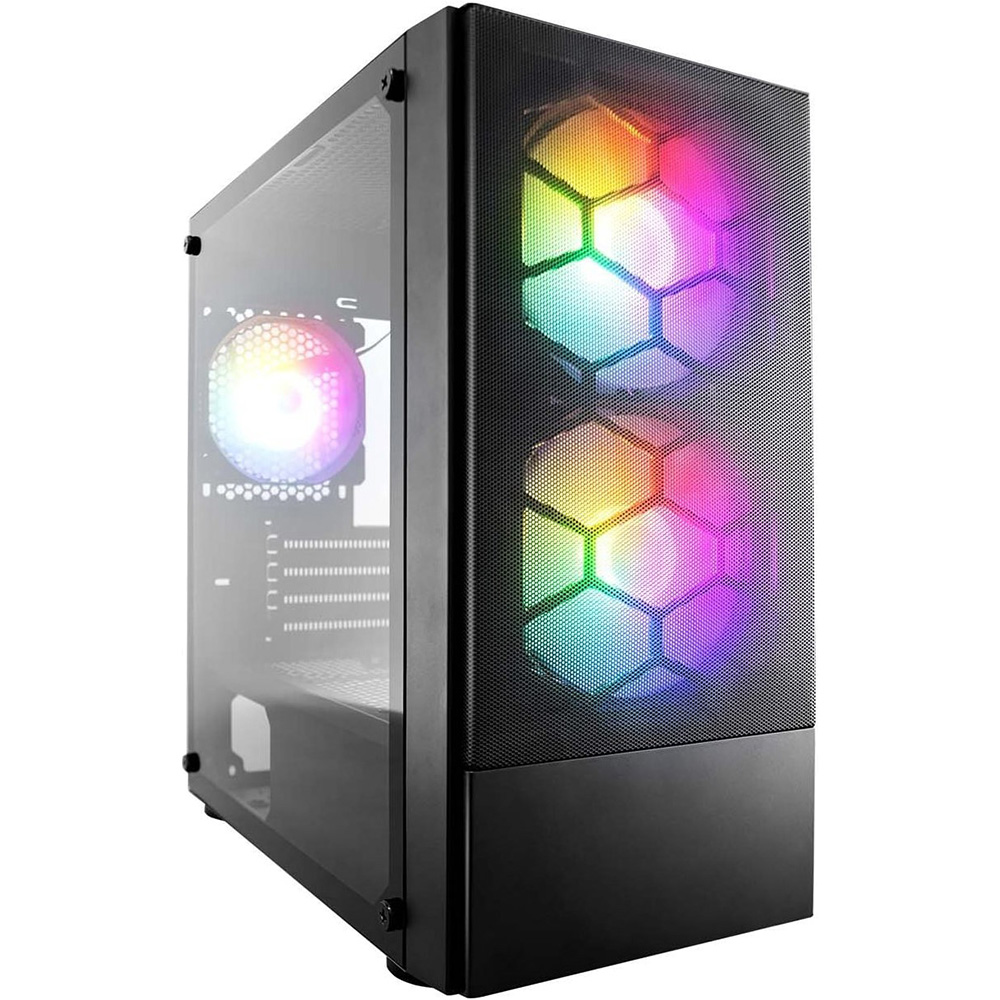 Корпус 1STPLAYER X4-M-BK-2F1P-1F1 Black Назначение для настольного компьютера