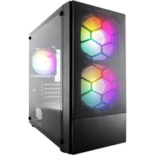 Корпус 1STPLAYER X4-M-BK-2F1P-1F1 Black