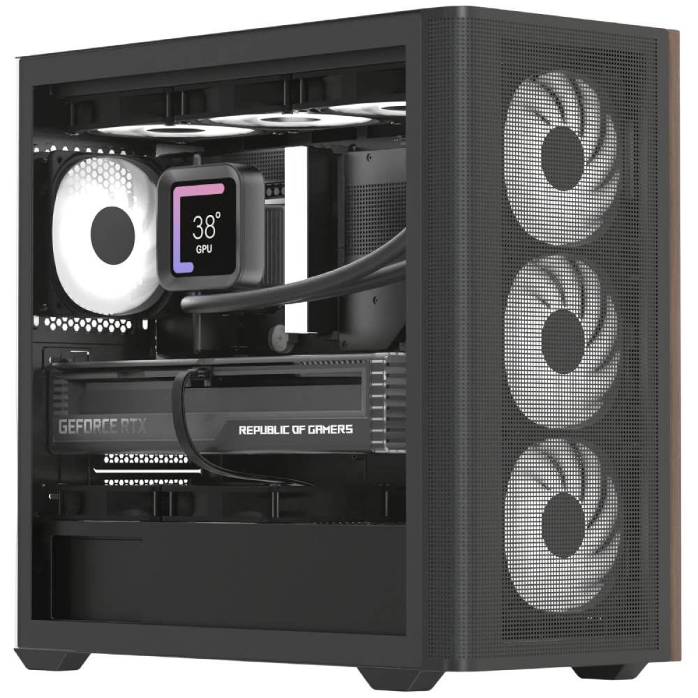 Корпус AEROCOOL D301A-G-BK-v2 Black (ACCS-DS03043.11) Розмір материнської плати (макс.) micro-ATX