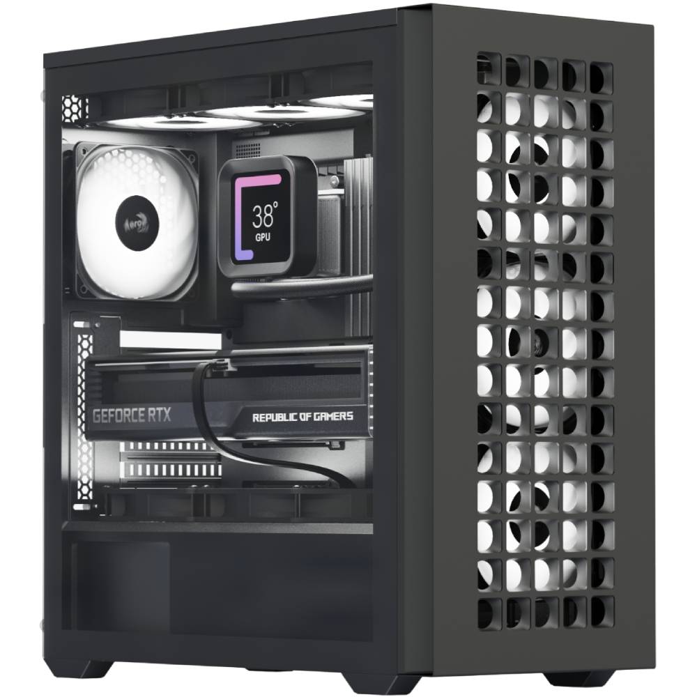 Корпус AEROCOOL D502A-G-BK-v1 Black (ACCM-DS02043.11)