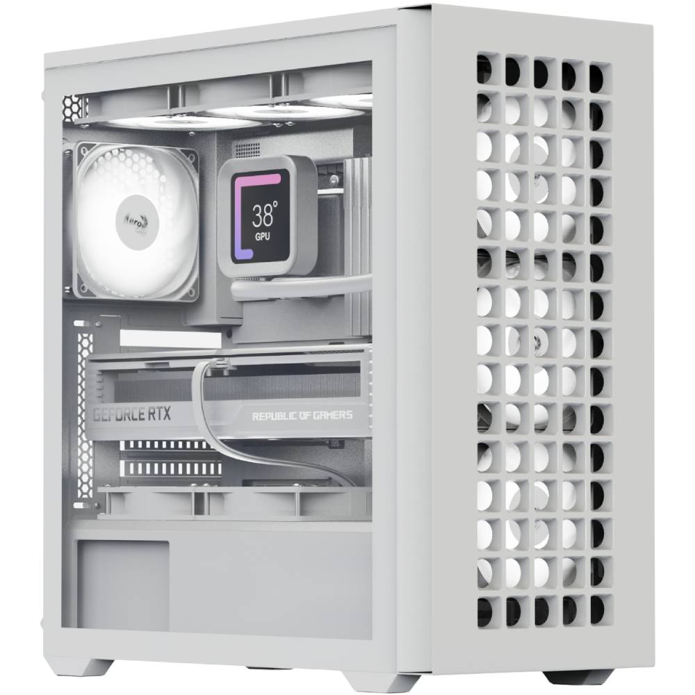 Корпус AEROCOOL D502A-G-WT-v1 White (ACCM-DS02043.21)