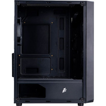 Корпус 1STPLAYER FD3-M-BK-4F7 Black (6977916592872)