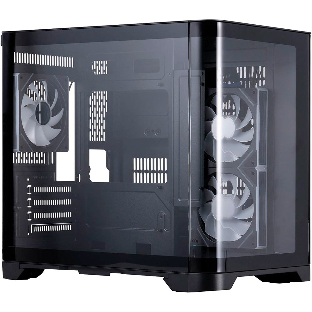 Корпус 1STPLAYER UV5-BK-2FC7R-1FC7 Black (6977916592209) Размер материнской платы (макс.) micro-ATX