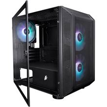 Корпус 1STPLAYER D3-BK-3F7-14 Black (6977916593497)