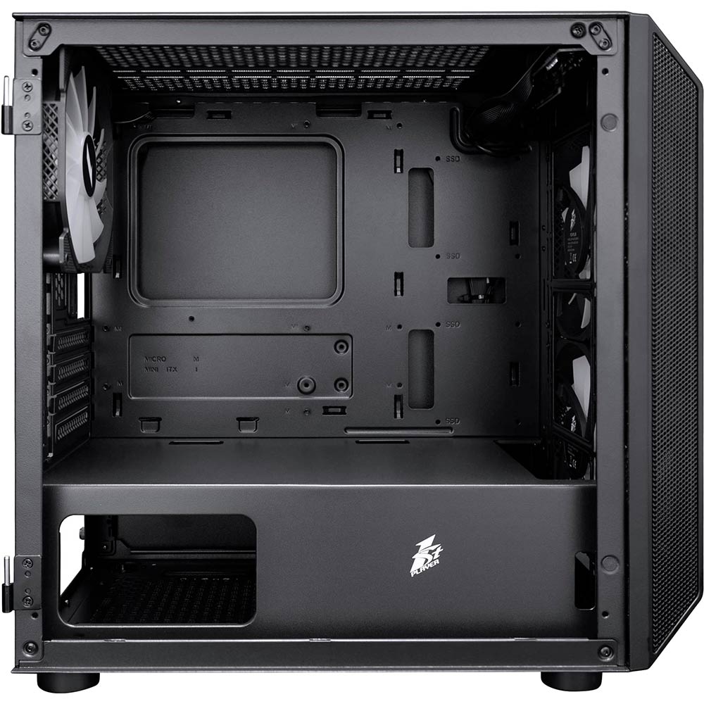 Корпус 1STPLAYER D3-BK-3F7-14 Black (6977916593497) Максимальная длина видеокарты 340