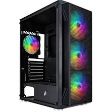 Корпус 1STPLAYER X5-BK-4F1 Black (6977916593077)
