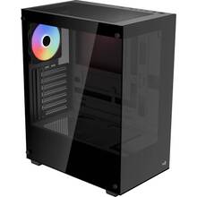 Корпус AEROCOOL Pivot-G-BK-v1 Black (ACCM-ES08013.11)