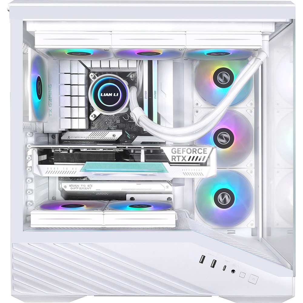 Корпус Lian Li V100 White (G99.V100W.00) Розмір материнської плати (макс.) EATX
