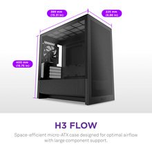 Корпус NZXT H3 Flow Black (CC-H31FB-01)