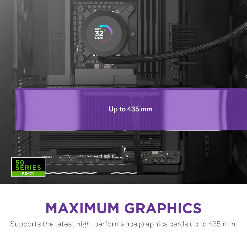 Корпус NZXT H9 Flow Black (CM-H92FB-01) Размер материнской платы (макс.) EATX