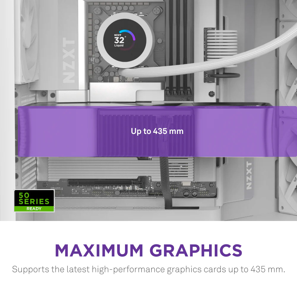 Корпус NZXT H9 Flow White (CM-H92FW-01) Размер материнской платы (макс.) EATX