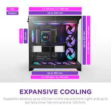 Корпус NZXT H9 Flow RGB Black (CM-H92FB-R1)