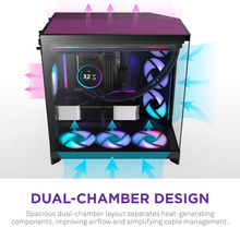 Корпус NZXT H9 Flow RGB Black (CM-H92FB-R1)