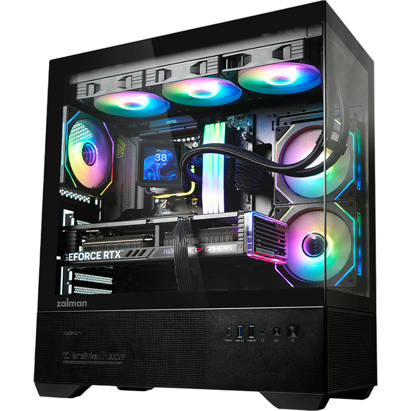 Корпус ZALMAN Chronix Black (CHRONIXBLACK) Максимальная длина видеокарты 410