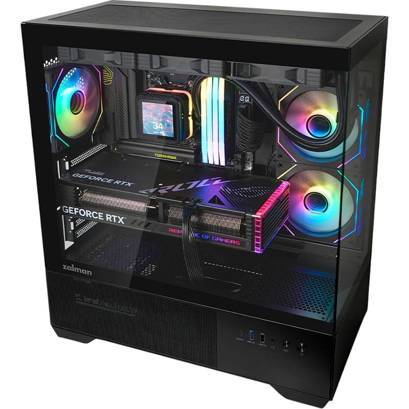 Внешний вид Корпус ZALMAN Chronix Black (CHRONIXBLACK)