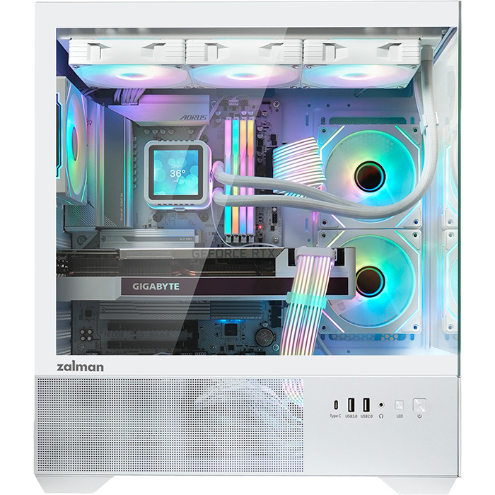 Корпус ZALMAN Chronix (CHRONIXWHITE) Максимальная длина видеокарты 410