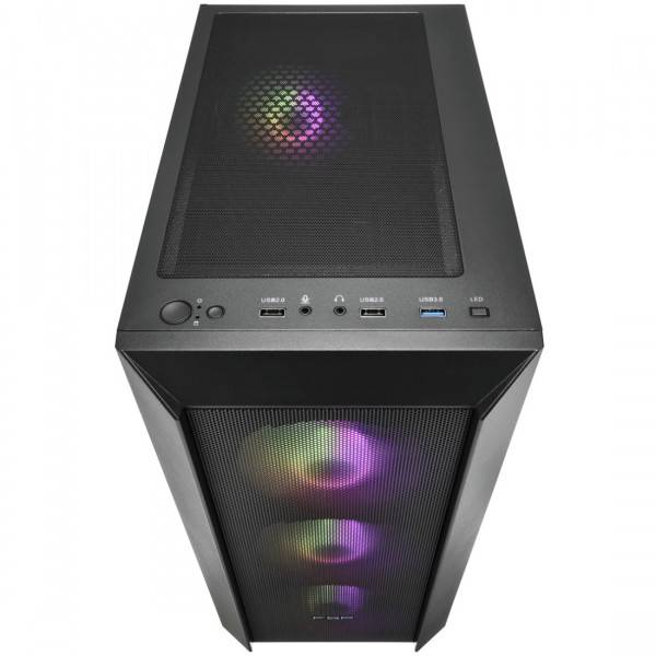 Корпус FSP CMT218AB без БП ATX Black (CMT218AB) Назначение для настольного компьютера