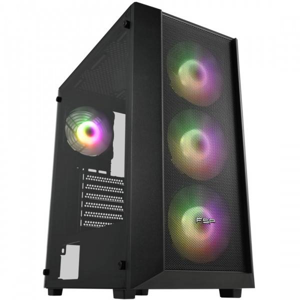 Корпус FSP CMT218AB без БП ATX Black (CMT218AB)