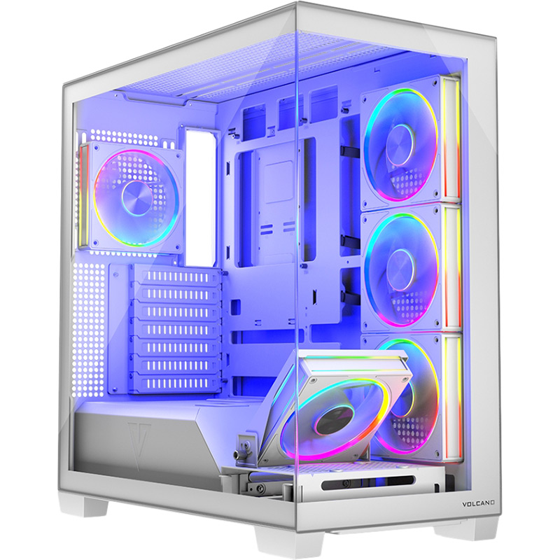 Корпус MODECOM VOLCANO STELLAR ARGB MIDI White (AT-STELLAR-5F-ARGB-20)