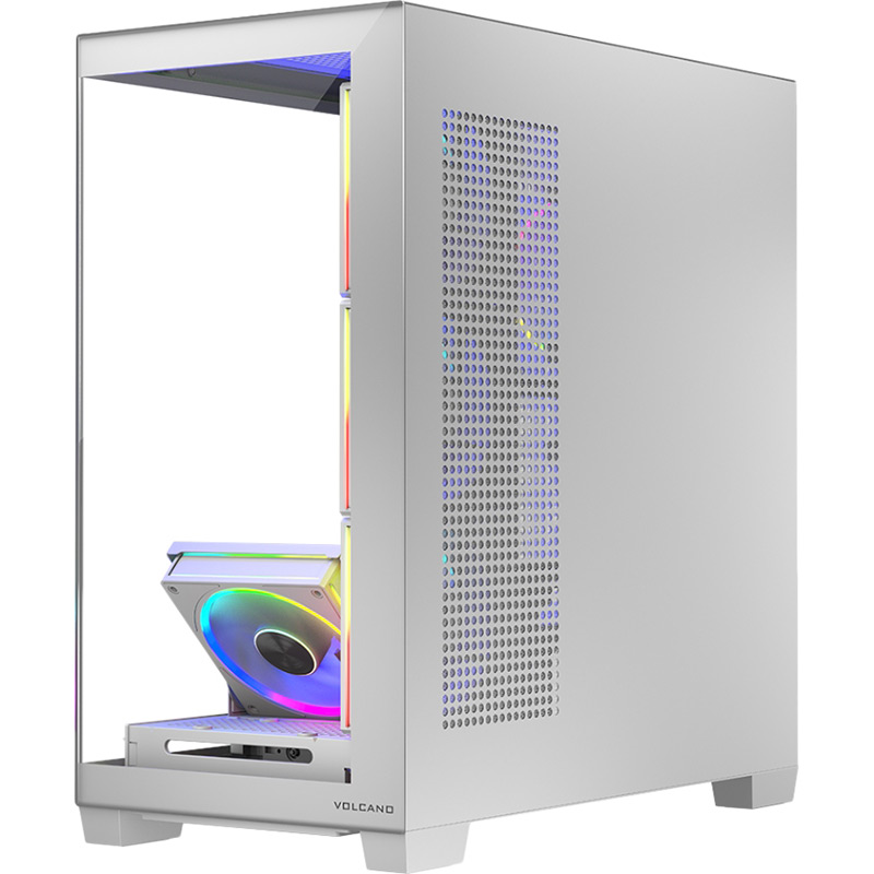 Корпус MODECOM VOLCANO STELLAR ARGB MIDI White (AT-STELLAR-5F-ARGB-20) Размер материнской платы (макс.) ATX