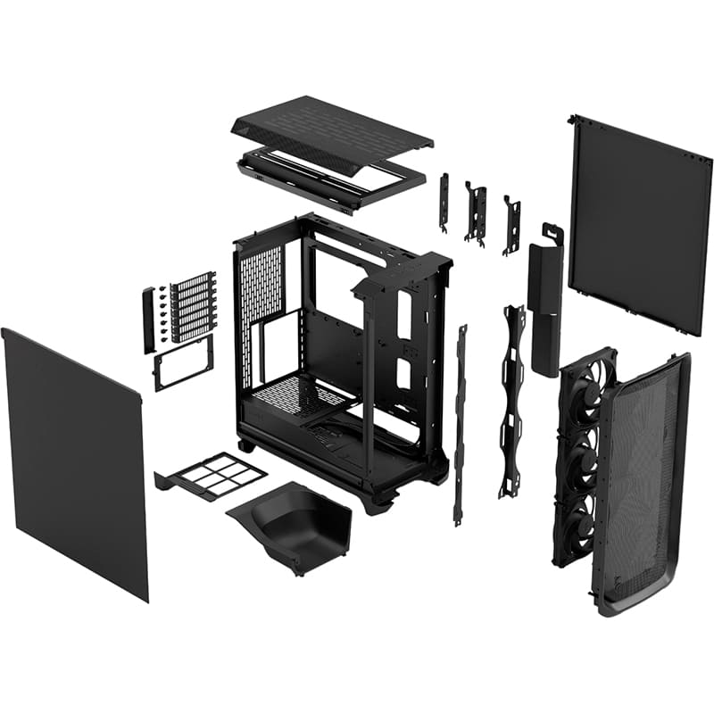 Огляд Корпус FRACTAL DESIGN Meshify 3 Black Solid (FD-C-MES3A-01)