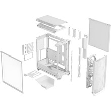 Корпус FRACTAL DESIGN Meshify 3 White RGB TG Clear Tint (FD-C-MES3A-07)